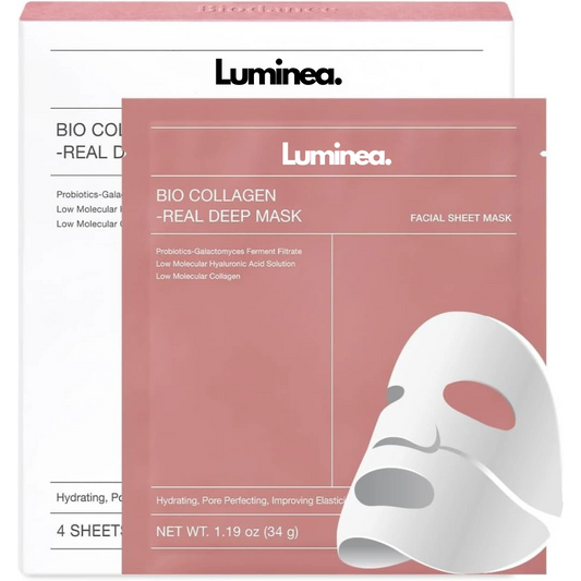 10 Maschere Coreane Luminea™ Viso Collagene