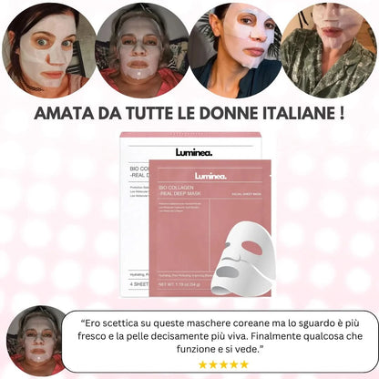 Maschere Coreane Luminea™ Viso Collagene